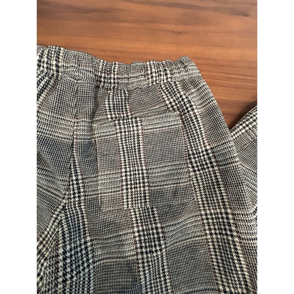 Lot Of 2 Boys' Houndstooth Print And Solid Black Pants - Cat & Jack Size 4/5T - Picture 11 of 12